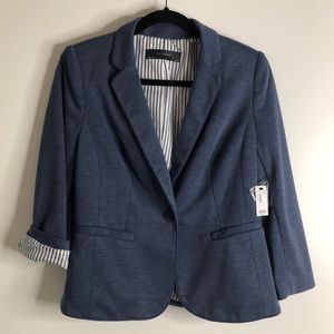 NWT The Limited Blue Knit Blazer, Medium